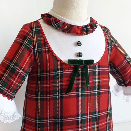 vestido-niña-escocés