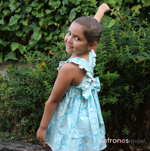 Cada semana Disipar Trampas Vestido Lucia: Patrones de niña. – Patronesmujer: Blog de costura, patrones  y telas.