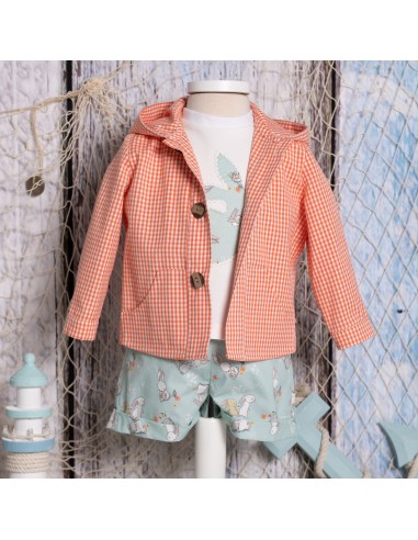 Pattern baby outfit