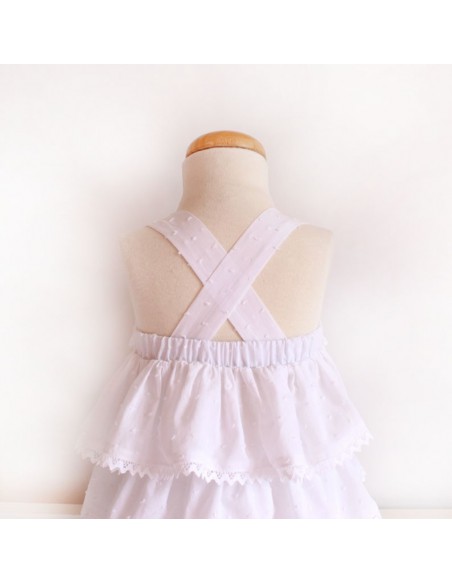 Baby dress with sleeves.