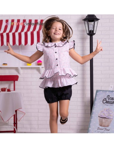 Ruffle shirt and bloomers outfit