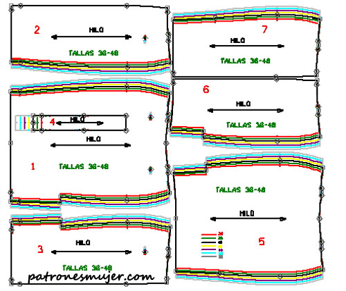 Expansión información Planificado patrón-falda-abertura – Patronesmujer: Blog de costura, patrones y telas.
