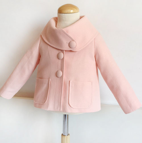 Patrón abrigo rosa